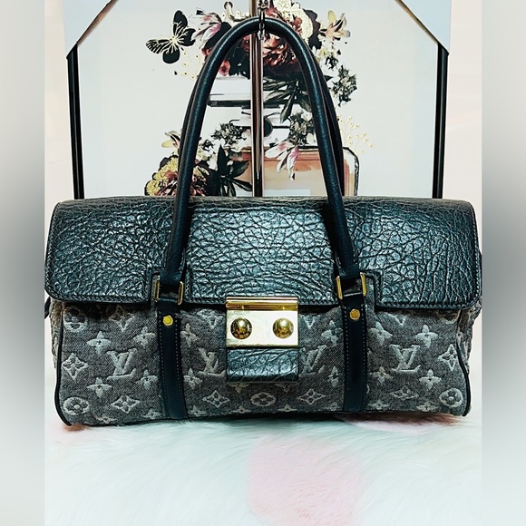 LOW START- Louis Vuitton Monogram Gray Volupte Psyche 2wayBag - Picture 1 of 17